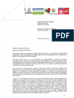 Courrier 10 Maires Aux Garde Des Sceaux Et Ministre Intérieur - Sécurité PDF