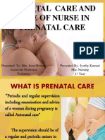 Prenatal Care