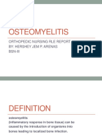 Osteomyelitis Report Orthopedic Nursing