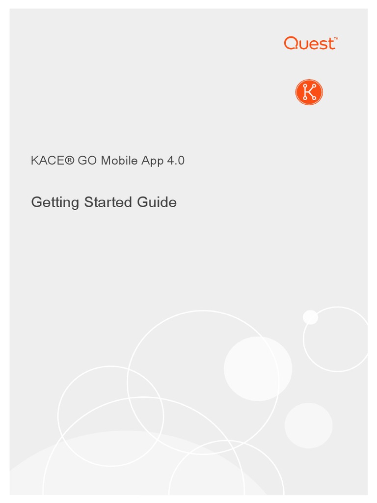 KACE GO 4.0 GettingStartedGuide En-Us | PDF | Mobile App | Google Play
