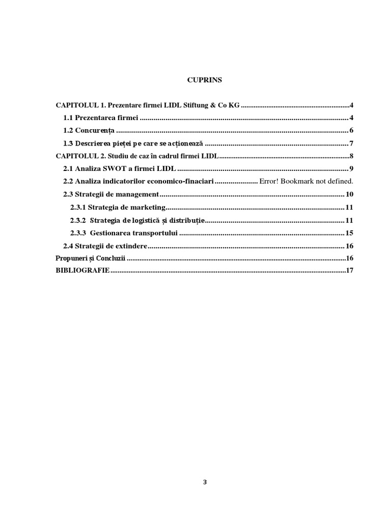 Lidl Proiectscr | PDF