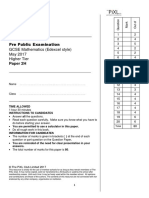 PiXL PPE May Edexcel 2H Question Paper