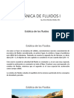 Mecánica de fluidos I - Estática de fluidos