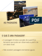 As Paisagens