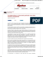 As testemunhas e o documento particular como título executivo extrajudicial - Civilizalhas.pdf