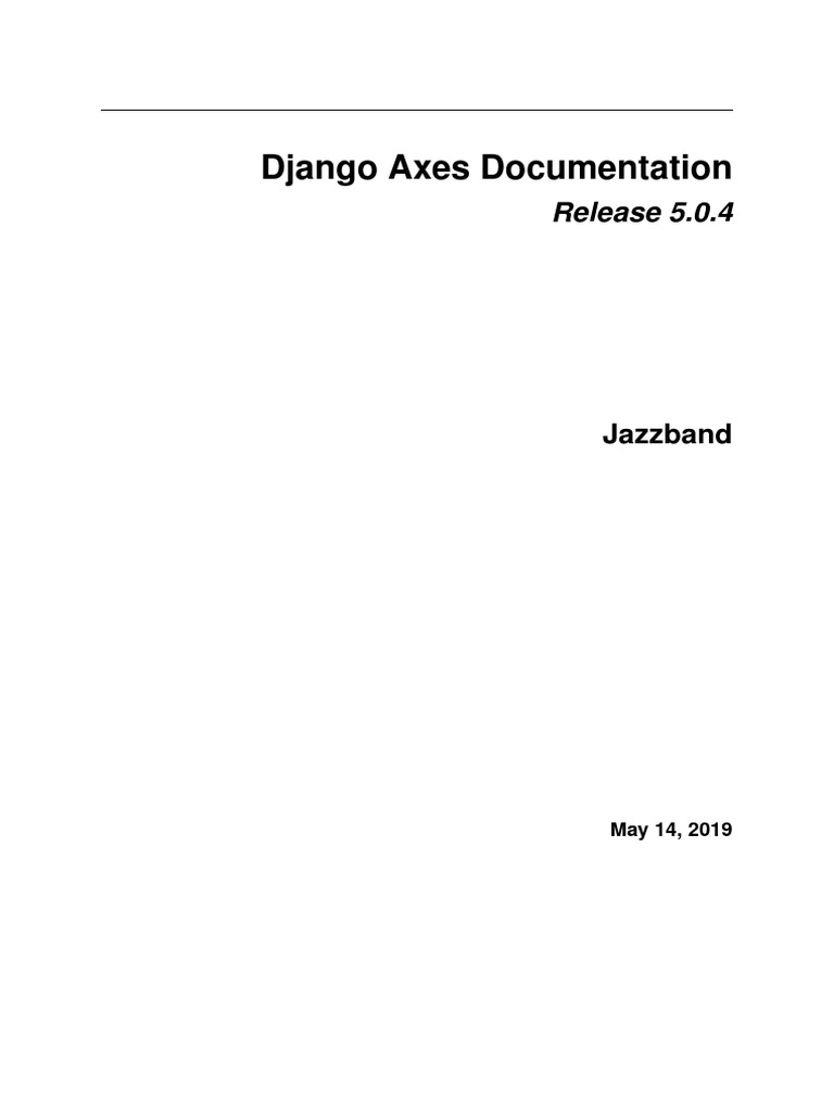 Django Axes PDF Cache Login