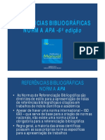 Normas APA para Referências Bibliográficas