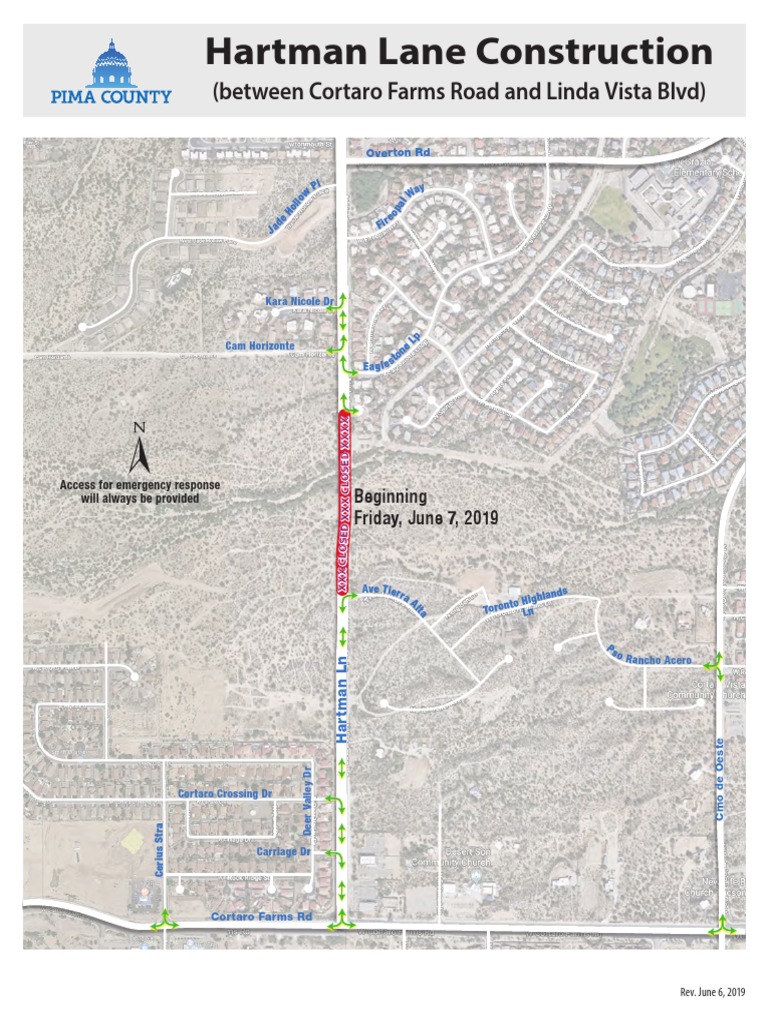 MAP Hartman Access Cortaro Farms 060719 | PDF