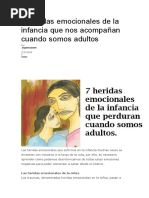 7 Heridas Emocionales de La Infancia