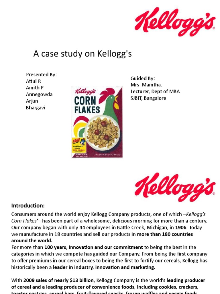 a case study on kelloggs