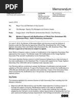 Chief planner's memo on downtown plan