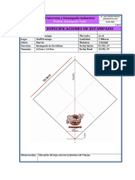 Ficha de Servilleta 2, Especificación de Estampado