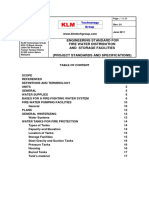Project Standards and Specifications Fire Water Systems Rev01
