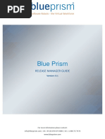 Blue Prism Release Manager Guide