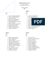 Level IV RLE Groupings Cluster A