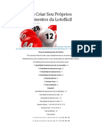 132678320 Aprenda a Criar Seu Proprios Desdobramentos Da Lotofacil