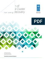 UNDP-evaluation of The Global Cluster For Early Recovery - 2018