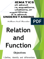 Relation and Function