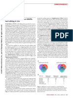 Unexpected Mutations After CRISPR - Cas9 Editing in Vivo: Correspondence