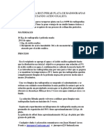 PROCESO PARA RECUPERAR PLATA DE RADIOGRAFIAS O PELICULAS USANDO ACIDO  OXALICO.pdf