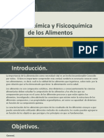 Química y Fisicoquímica de Los Alimentos