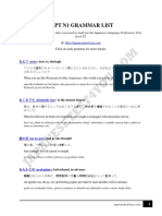 JLPT n1 Grammar List