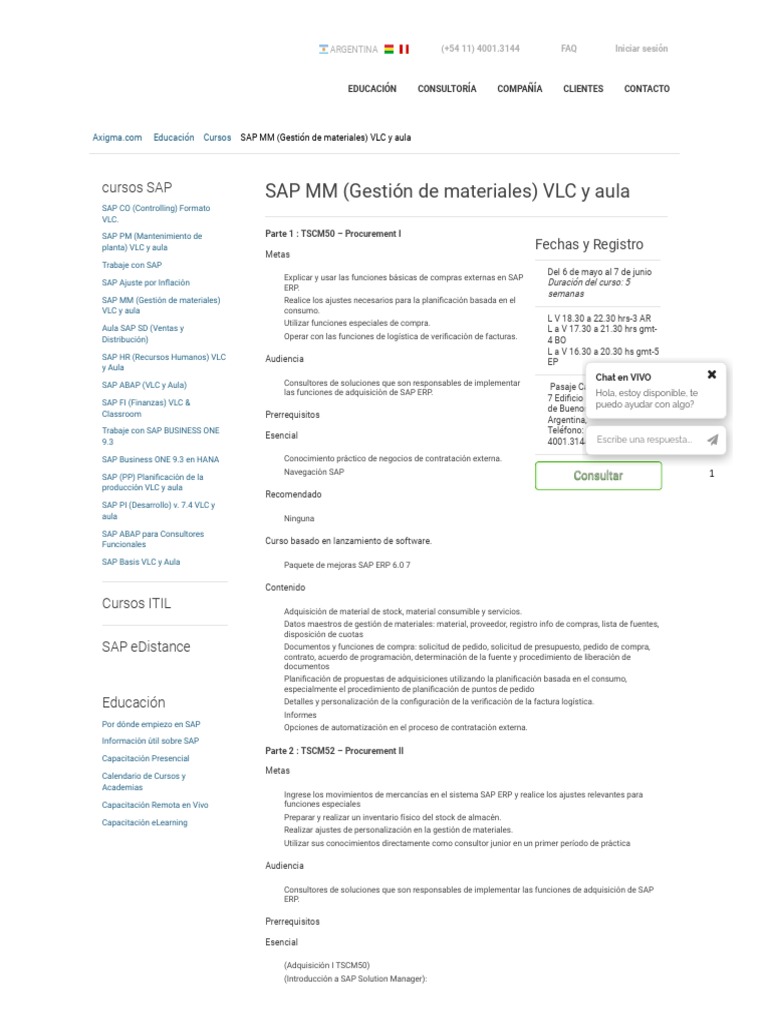 Curso Sap Gestion De Materiales Pdf Sap Se Planificación De