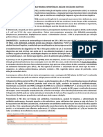 Resumo Peritonite Bacteriana Espontânea e Análise Do Líquido Ascítico