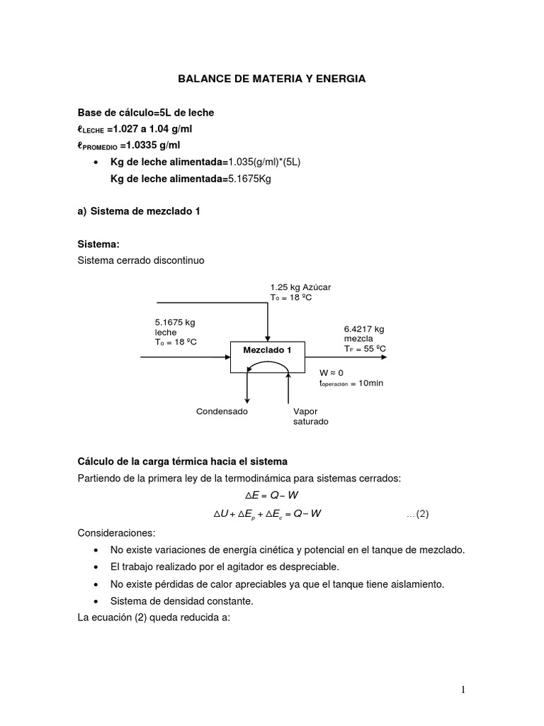 Optimized Title for Document on Material and Energy Balance