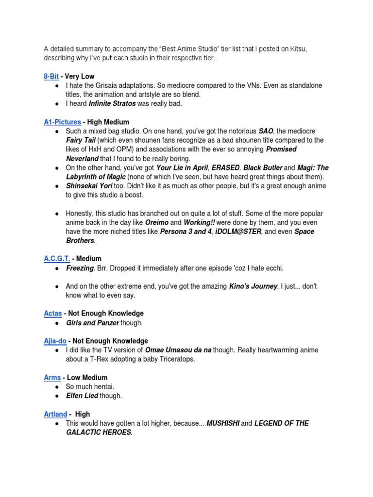 best-anime-studio-tier-list-description-pdf-anime-anime-companies