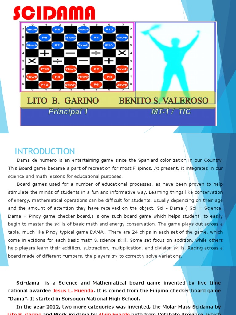 Sci-Dama: Educational Board Game Rules | PDF | Subtraction | Teaching ...