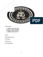 Group Member: 1) Abdul Basit Id# 13684 2) FAYAZ - ULLAH ID#13854 3) Hamza Ishaq Id#13748 4) SHER DARAZ ID#13976 Title: Infrared Remote Tester LCA Project Teacher Name: Engr. Bushra Tahir