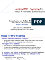 Power-Constrained MPU Roadmap: A For I T R S