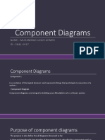 Component Diagrams: Name: Muhammad Uzair Ahmed ID: 2841-2017