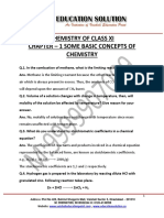 Chemistry Class Xi Chapter - 1