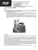 Module Iv: Computer Aided and Laser Metrology:: The Upright With Carrying Arm, and The Sighting Microscope