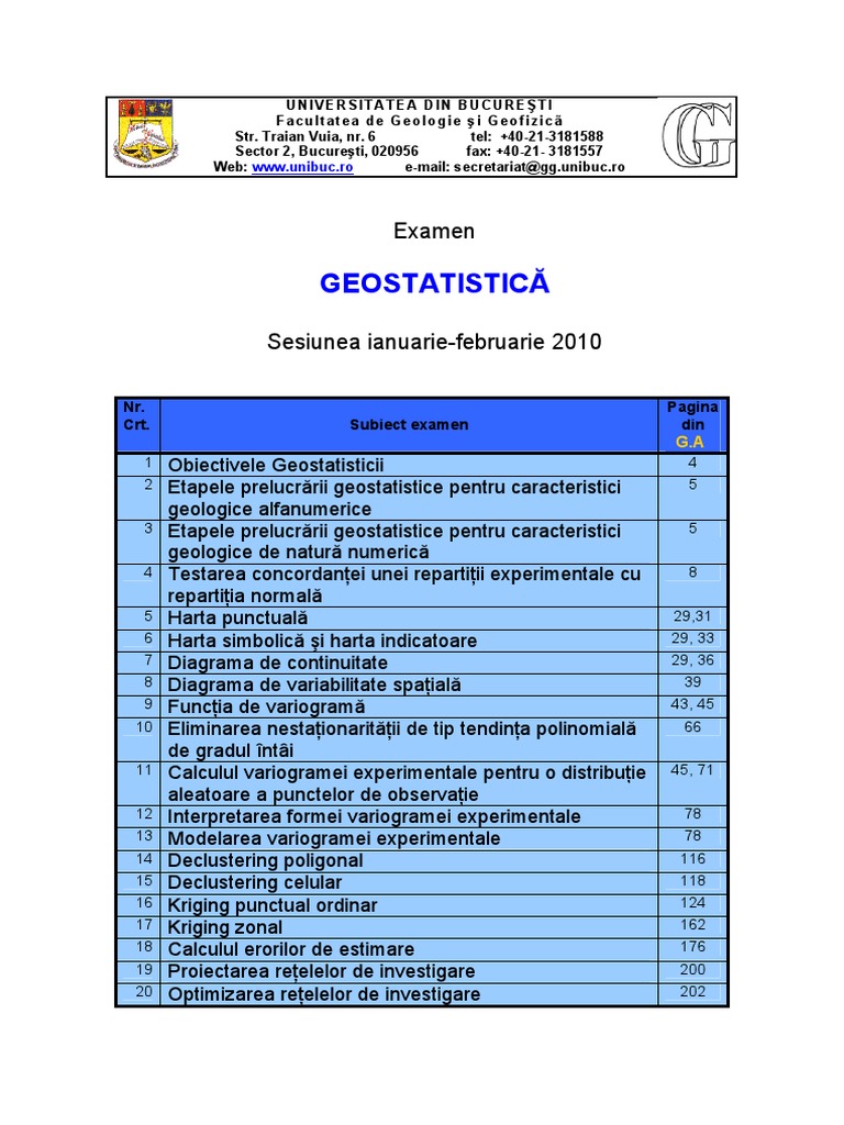 BASIC Geostat | PDF