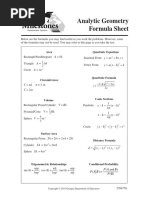 Area and Volume Formulas Guide | PDF | Area | Rectangle