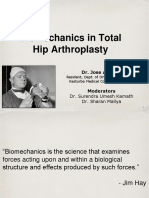 Biomechanics in Total Hip Arthroplasty: Dr. Jose Austine