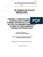 Informe Técnico de Avlúo Inmobiliario Abril 2019