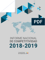 Informe Nacional de Competitividad 2018 PDF