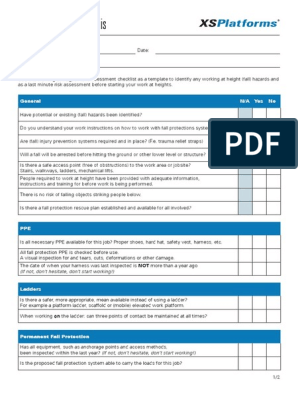 LMRA Checklist PDF, PDF, Personal Protective Equipment