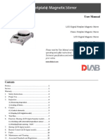 User Manual - 5'' Round (Hotplate) Magnetic Stirrer PDF