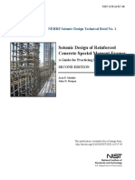 NEHRP Seismic Design Technical Brief No. 1 - NIST GCR 16-917-40 - Seismic Design of Reinforced Concrete Special Moment Frames - Second Edition