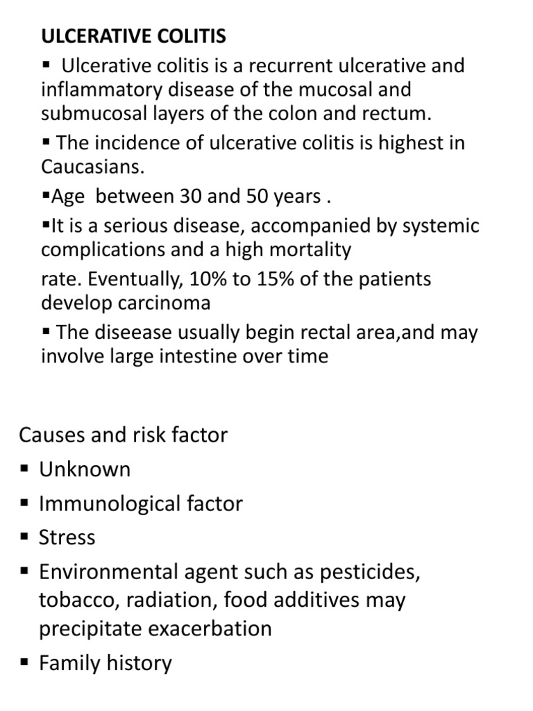 Ulcerative Colitis PDF Ulcerative Colitis Gastroenterology