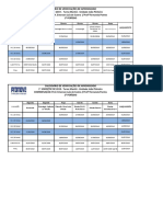 Calendario Das Verificações Manhã