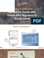 Lift and Shift - Behind The Scene With Oracle EBS Migration To Oracle Cloud