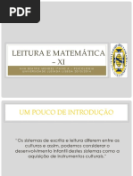 Leitura e Matemática – XI