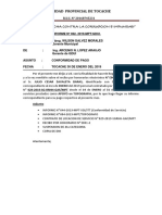 Conformidad de pago de contratos de locación de servicios de la Municipalidad Provincial de Tocache