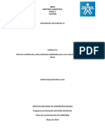 Evidencia 6 Informe Definiendo y Desarrollando Habilidades para Una Comunicación Asertiva y Eficaz